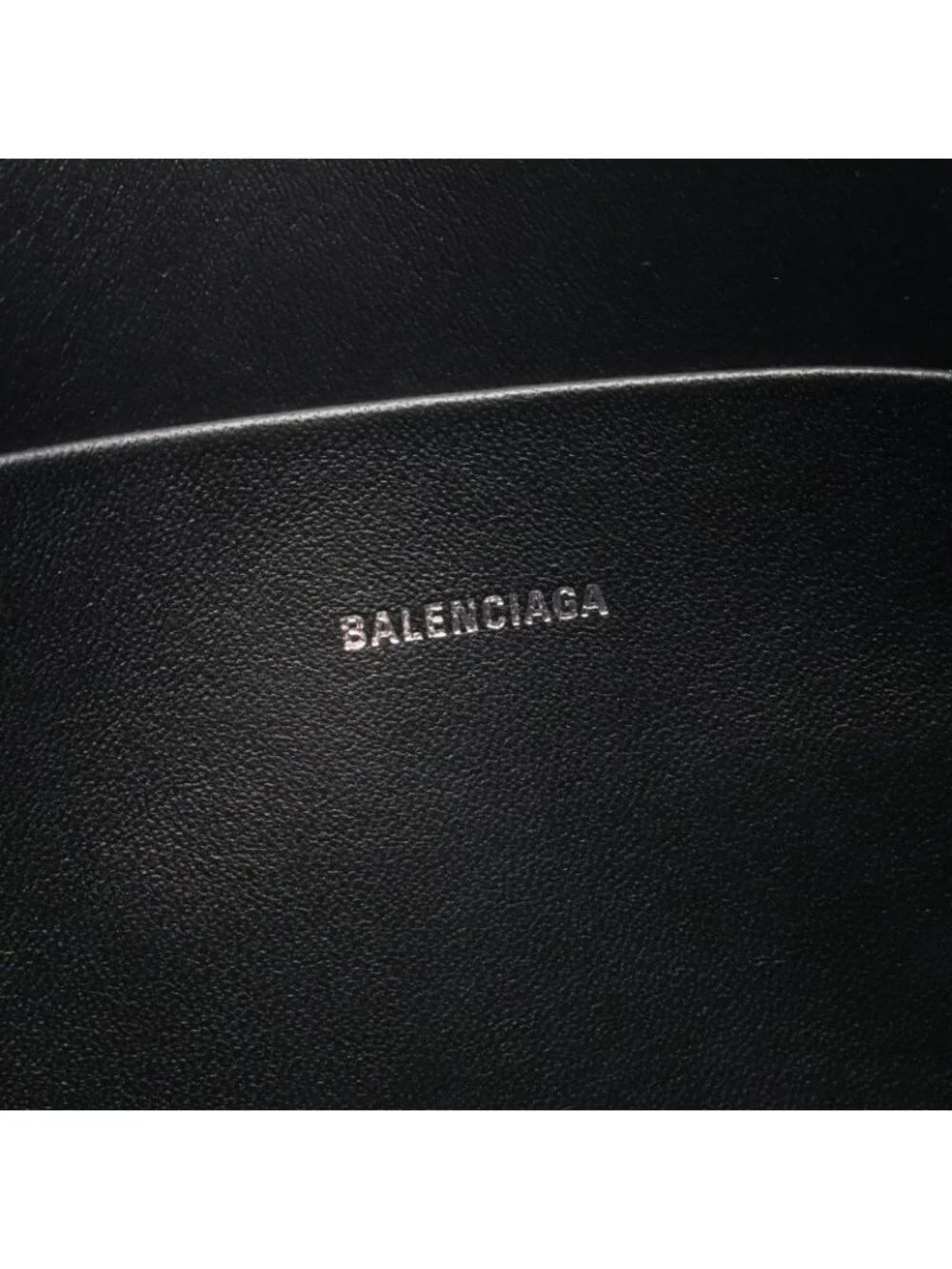 Balenciaga Clutch BB Monogram Black Leather